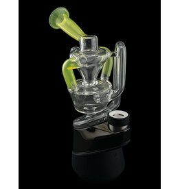 Iridescent Superior ECO Lemon Candy Dualy Puffco Peak Attachment