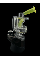 Iridescent Superior ECO Lemon Candy Dualy Puffco Peak Attachment