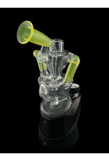 Iridescent Superior ECO Lemon Candy Dualy Puffco Peak Attachment