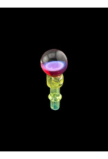 Tokr Glass Marble Rose/Slyme Joystick Cap for Puffco Peak 3DXL by Tokr Glass