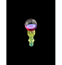 Tokr Glass Marble Rose/Slyme Joystick Cap for Puffco Peak 3DXL by Tokr Glass