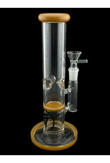 Terp Tube Terp Tube 9" Straight Disc Orange Accent  Water Pipe