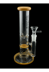 Terp Tube Terp Tube 9" Straight Disc Orange Accent  Water Pipe