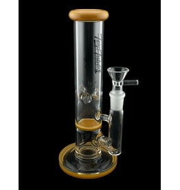 Terp Tube Terp Tube 9" Straight Disc Orange Accent  Water Pipe