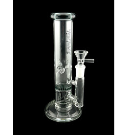 Terp Tube Terp Tube 9" Straight Disc Black Accent  Water Pipe