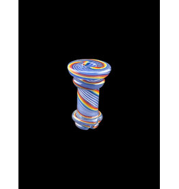 Yo Dabba Dabba Rainbow Straight Puffco Pivot Glass Top