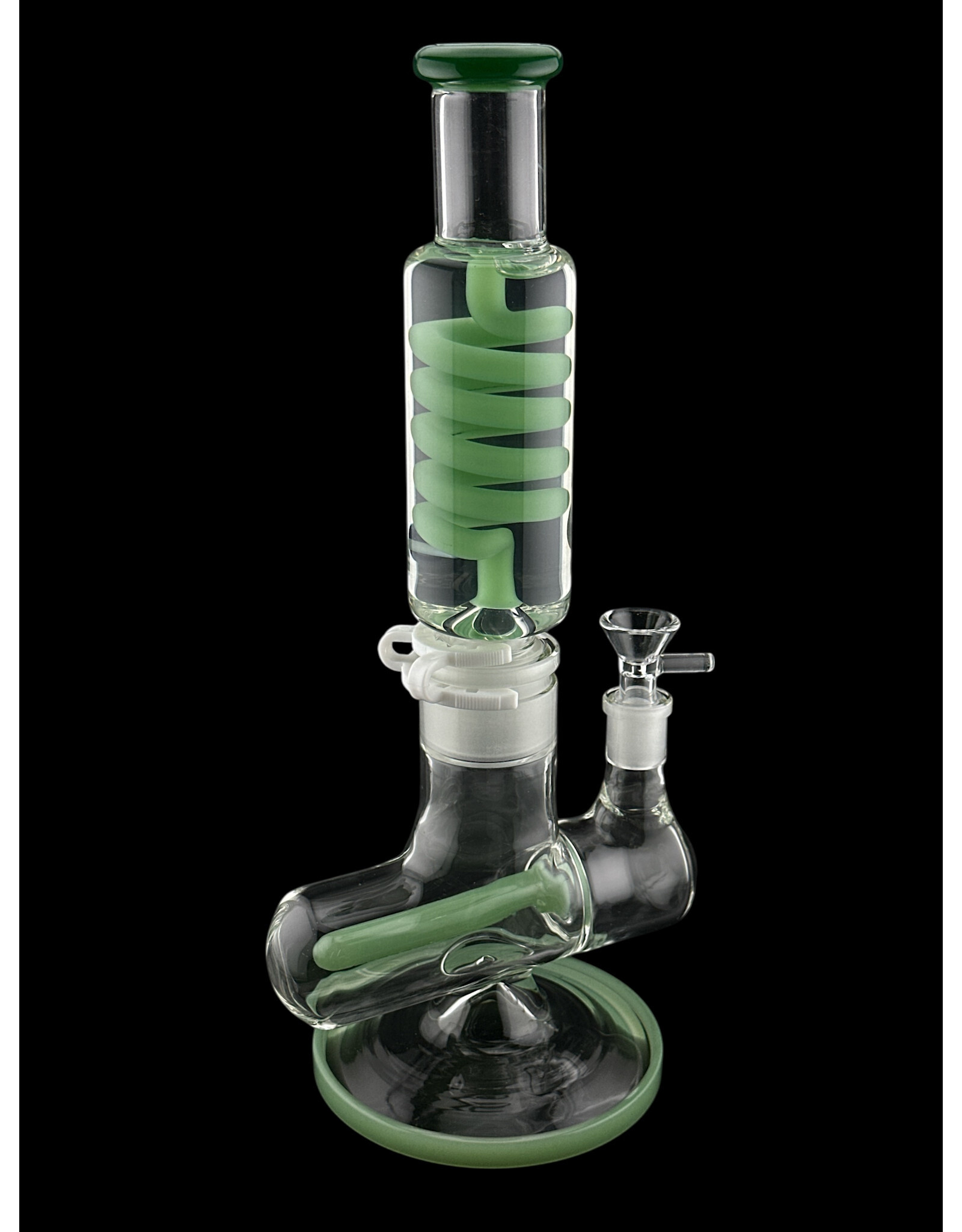 Hypnotized Glass 14" Glycerin Coil Inline