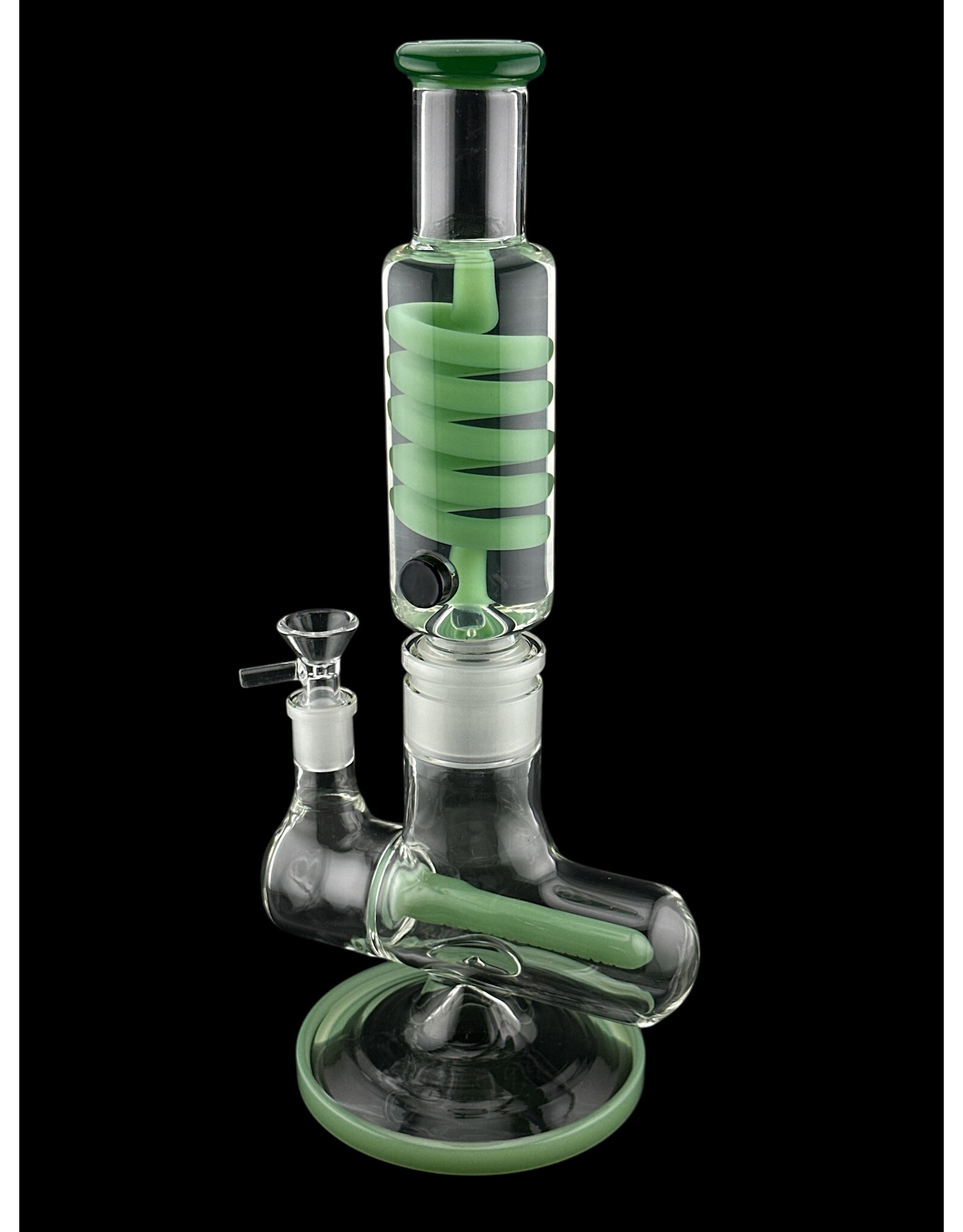 Hypnotized Glass 14" Glycerin Coil Inline