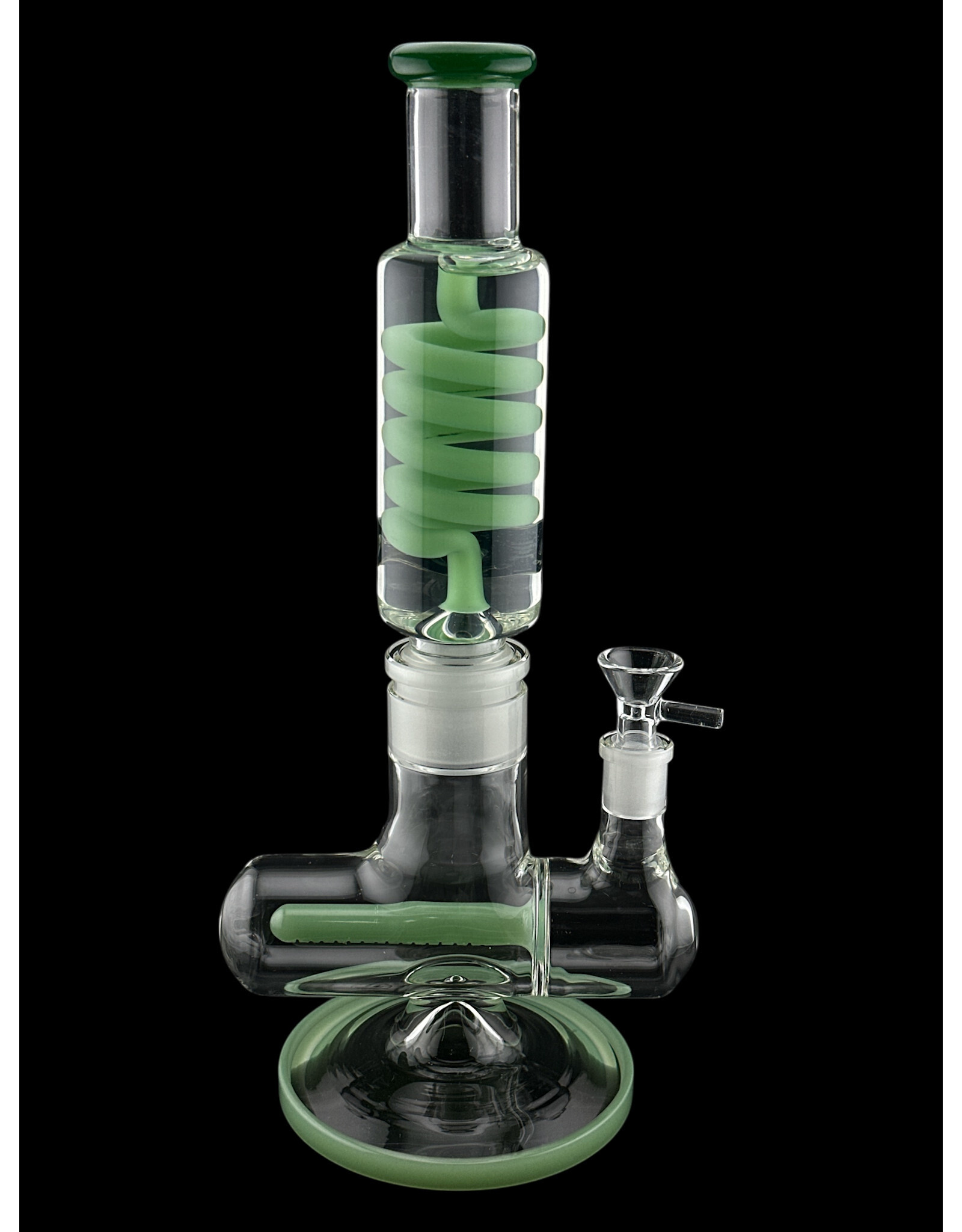 Hypnotized Glass 14" Glycerin Coil Inline