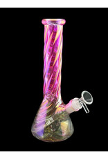 Hypnotized Glass 10" Anodized Twist Beaker