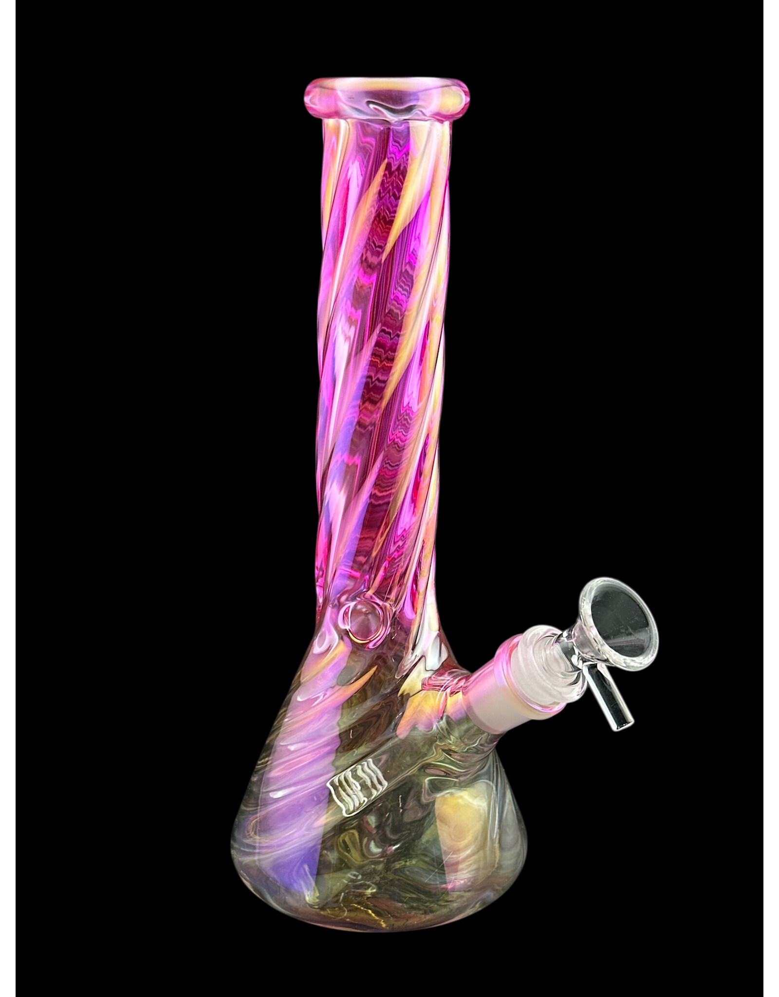 Hypnotized Glass 10" Anodized Twist Beaker