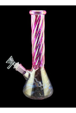 Hypnotized Glass 10" Anodized Twist Beaker