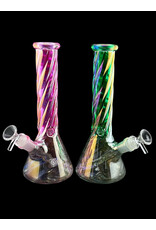 Hypnotized Glass 10" Anodized Twist Beaker