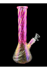 Hypnotized Glass 10" Anodized Twist Beaker