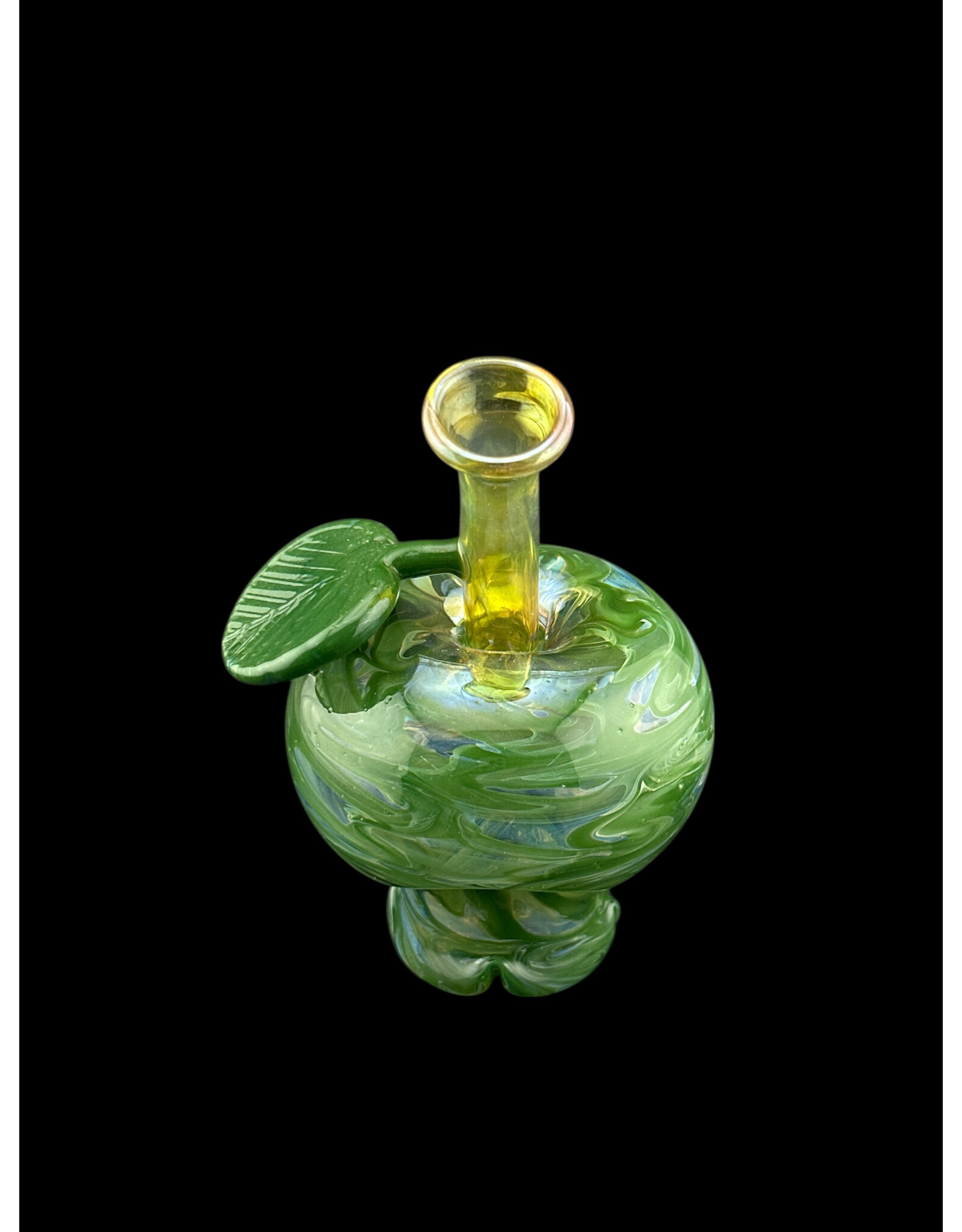 Mathematix Full Size Green Glass Apple Pipe