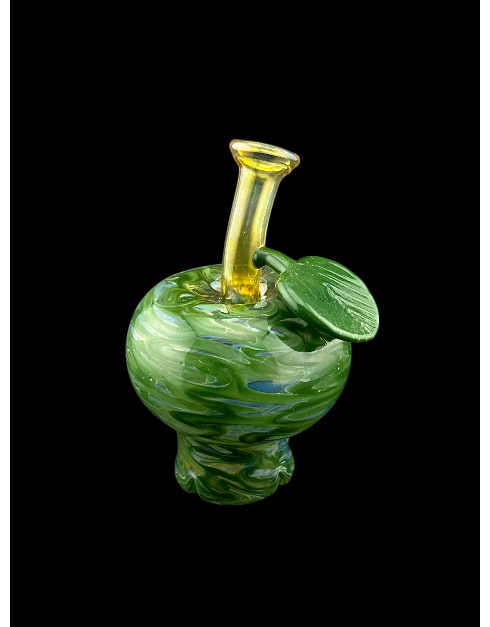 Mathematix Full Size Green Glass Apple Pipe