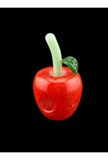 Red Glass Apple Pipe