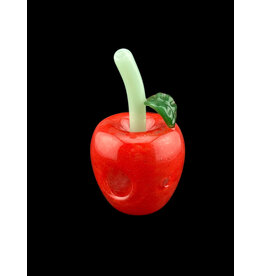 Red Glass Apple Pipe