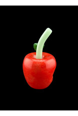 Red Glass Apple Pipe