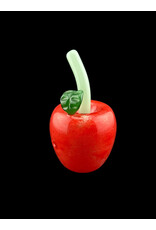 Red Glass Apple Pipe