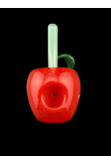 Red Glass Apple Pipe