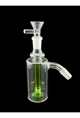 Human Grade Human Grade Dk Barrel Green Accent Ash Catcher 14mm 45 Degree