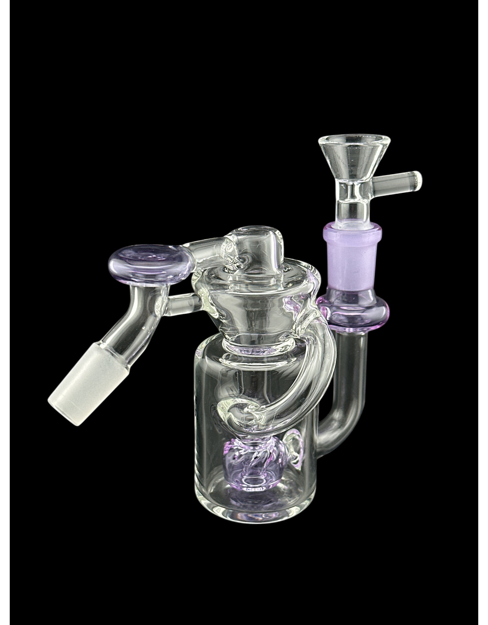 Human Grade Human Grade 45 Degree Recycler Ash Catcher Lavender Accent