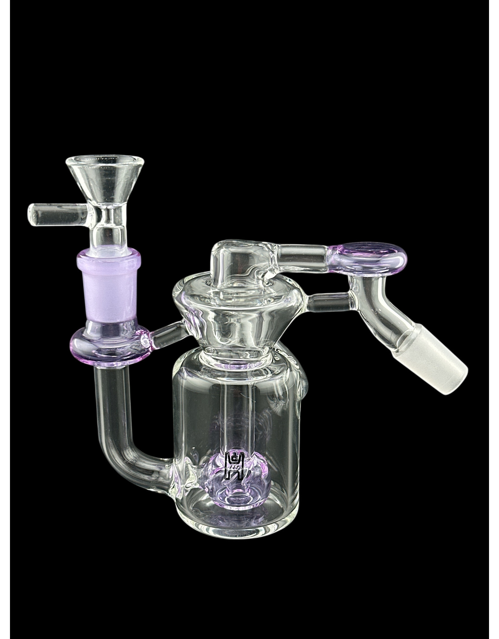 Human Grade Human Grade 45 Degree Recycler Ash Catcher Lavender Accent