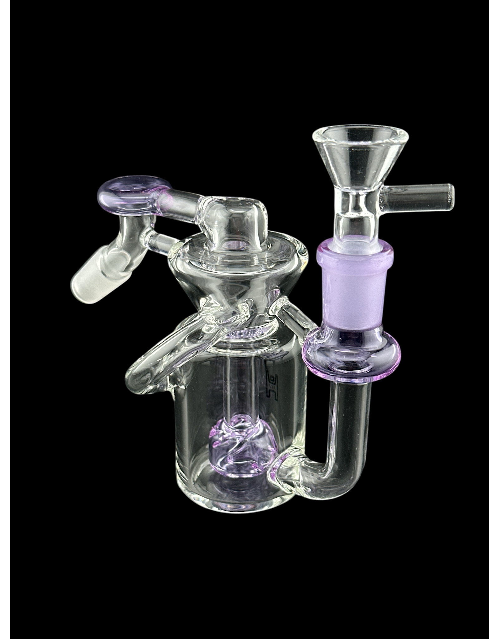 Human Grade Human Grade 45 Degree Recycler Ash Catcher Lavender Accent