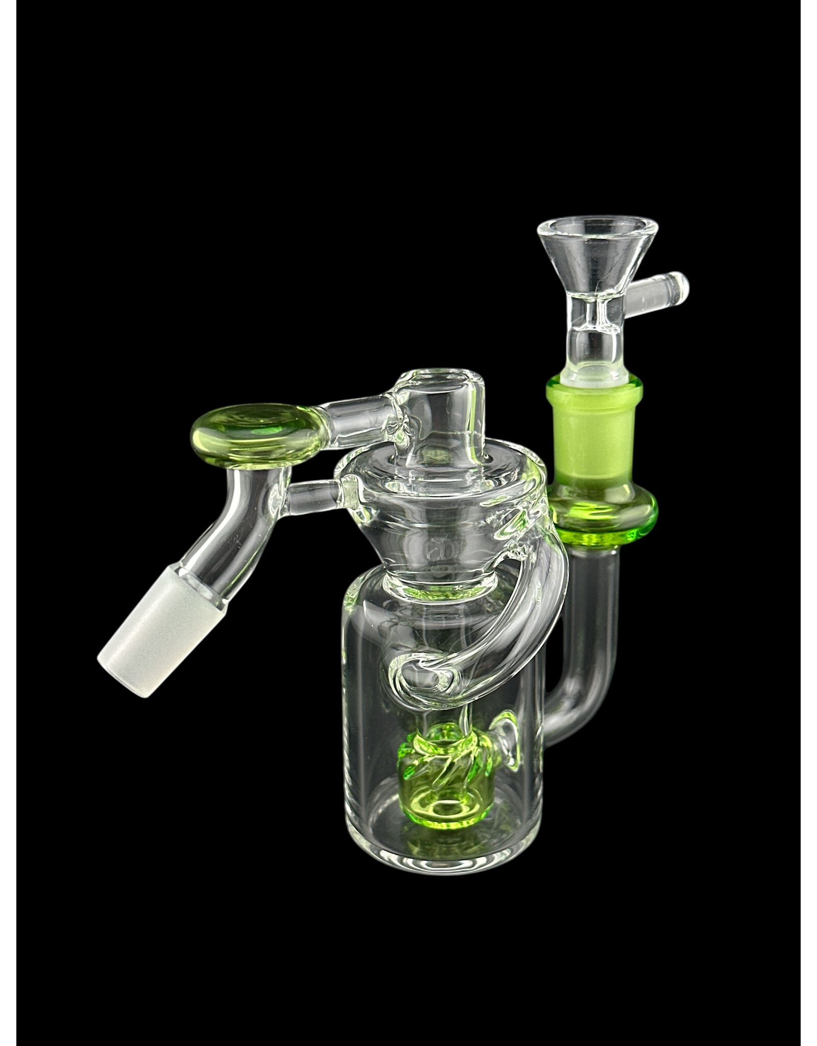 Human Grade Human Grade 45 Degree Recycler Ash Catcher Green Accent
