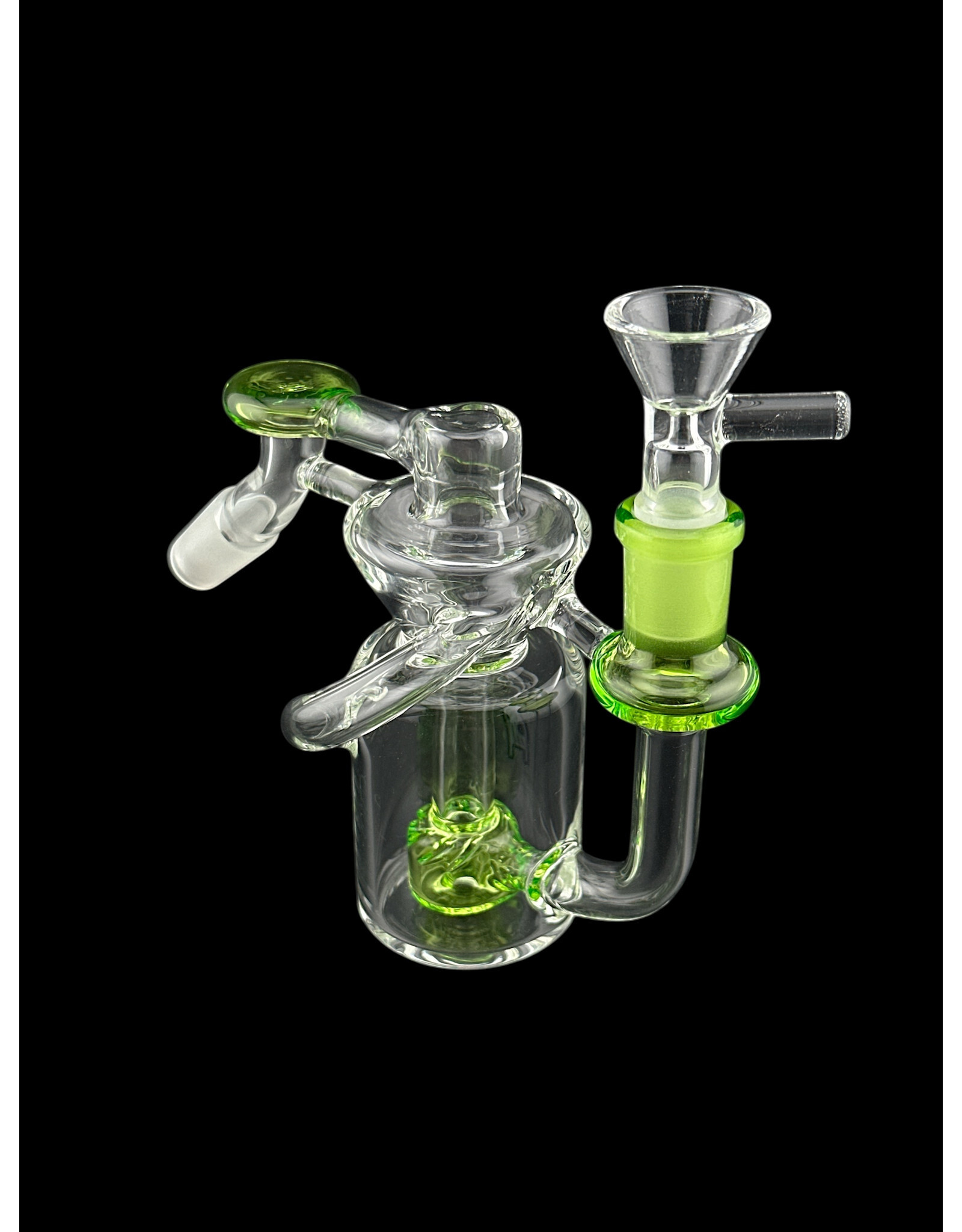 Human Grade Human Grade 45 Degree Recycler Ash Catcher Green Accent