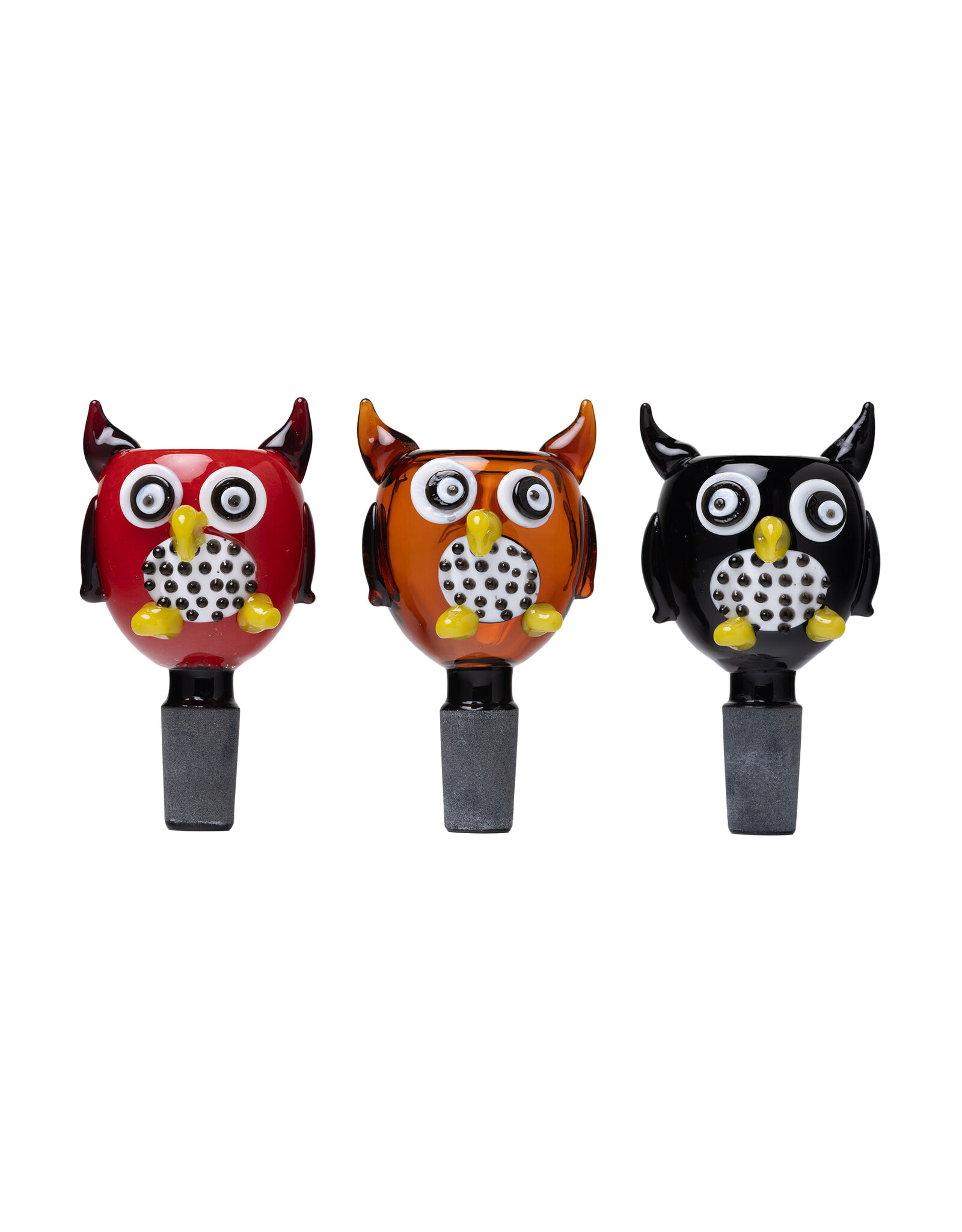Human Grade Human Grade Owl Bowl 14mm Assorted Colors