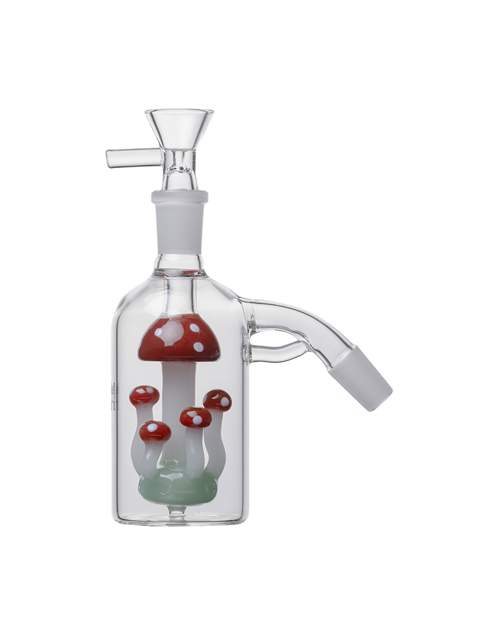 Human Grade Human Grade Red Shroom Ash Catcher 14mm 45 Degree