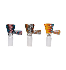 Human Grade Human Grade Full Color Wig Wag  Tapper Handle Bowl 14mm