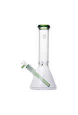 Human Grade Human Grade Green Accent 12" Beaker Water Pipe