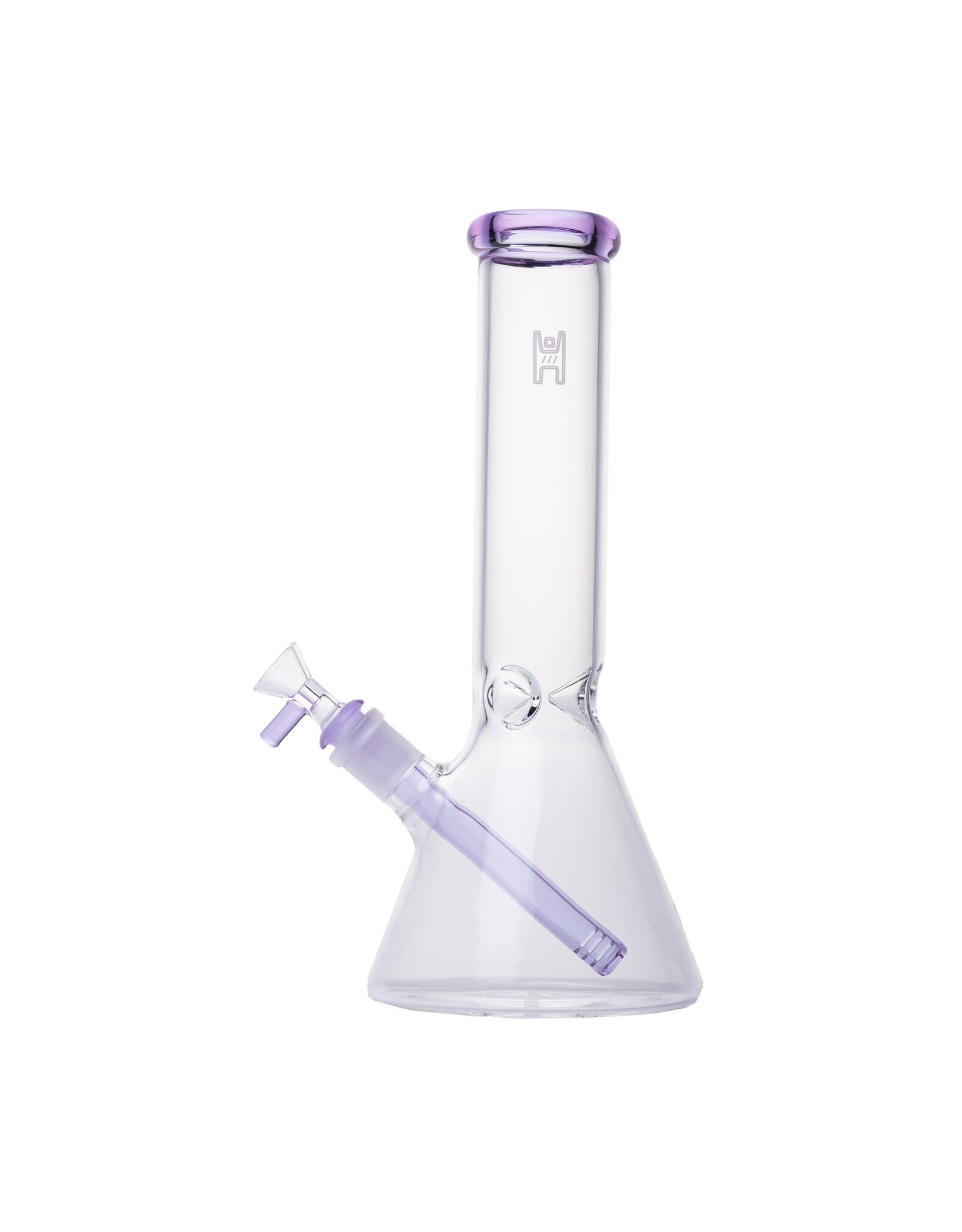 Human Grade Human Grade Purple 12" Beaker Water Pipe