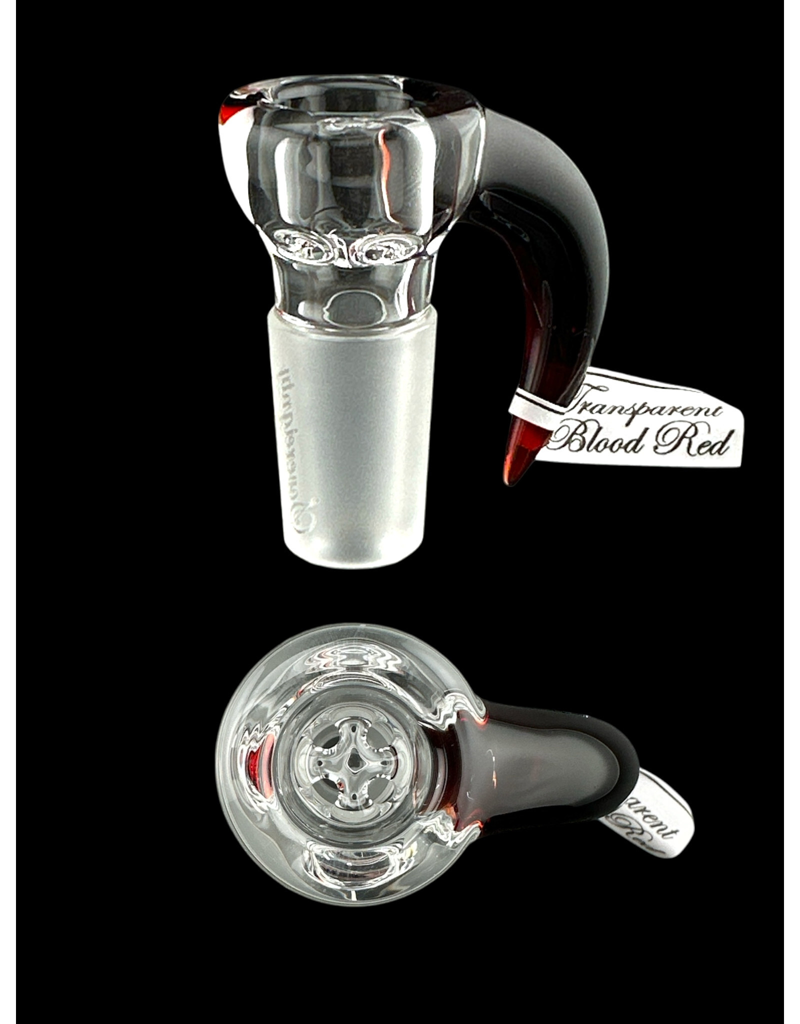 Sovereignty glass Partial Accent Transparent Blood Red Sovereignty Slide