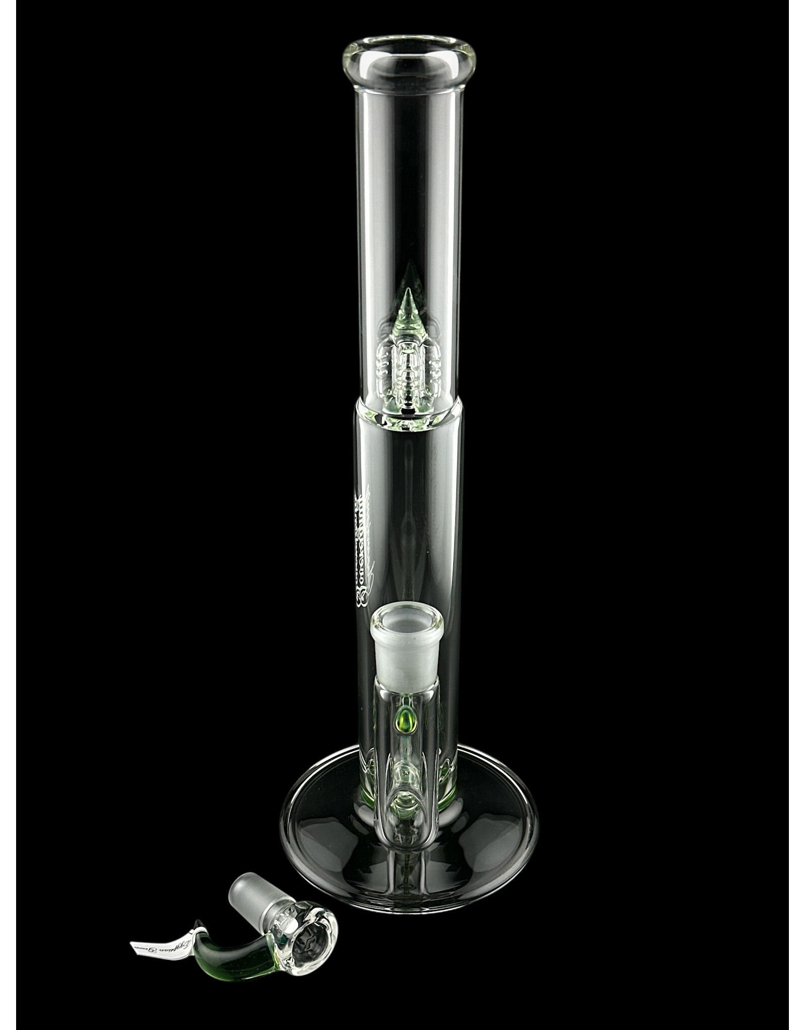 Sovereignty glass Shorty 4 Pawn Stemline Partial Accent Egyptian Green