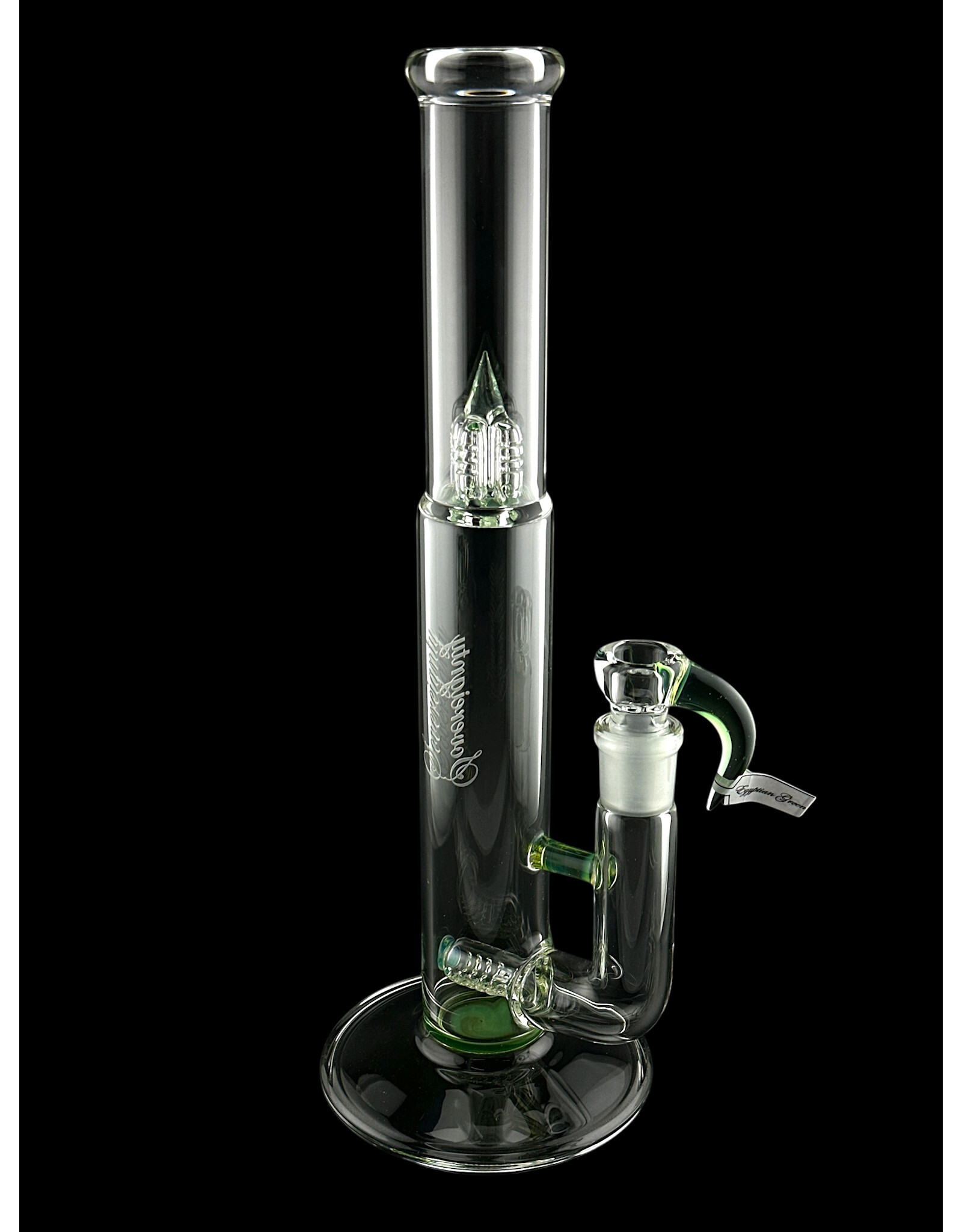 Sovereignty glass Shorty 4 Pawn Stemline Partial Accent Egyptian Green