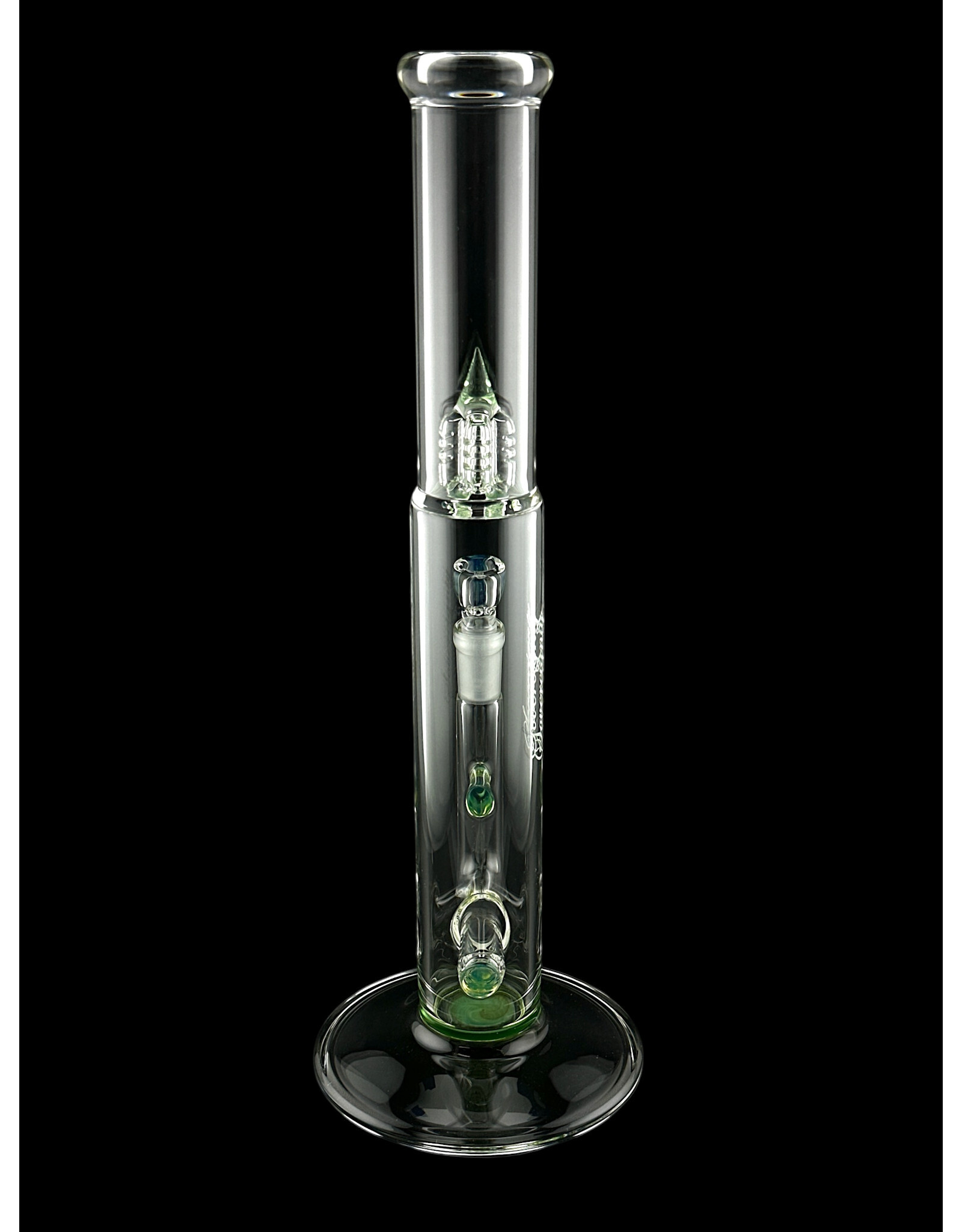 Sovereignty glass Shorty 4 Pawn Stemline Partial Accent Egyptian Green