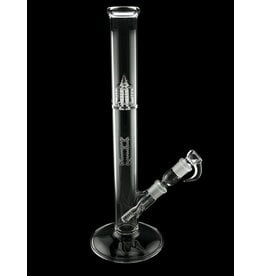 Sovereignty glass 44x4 Diffy Tube With Removable 180 Grid Downstem Clear