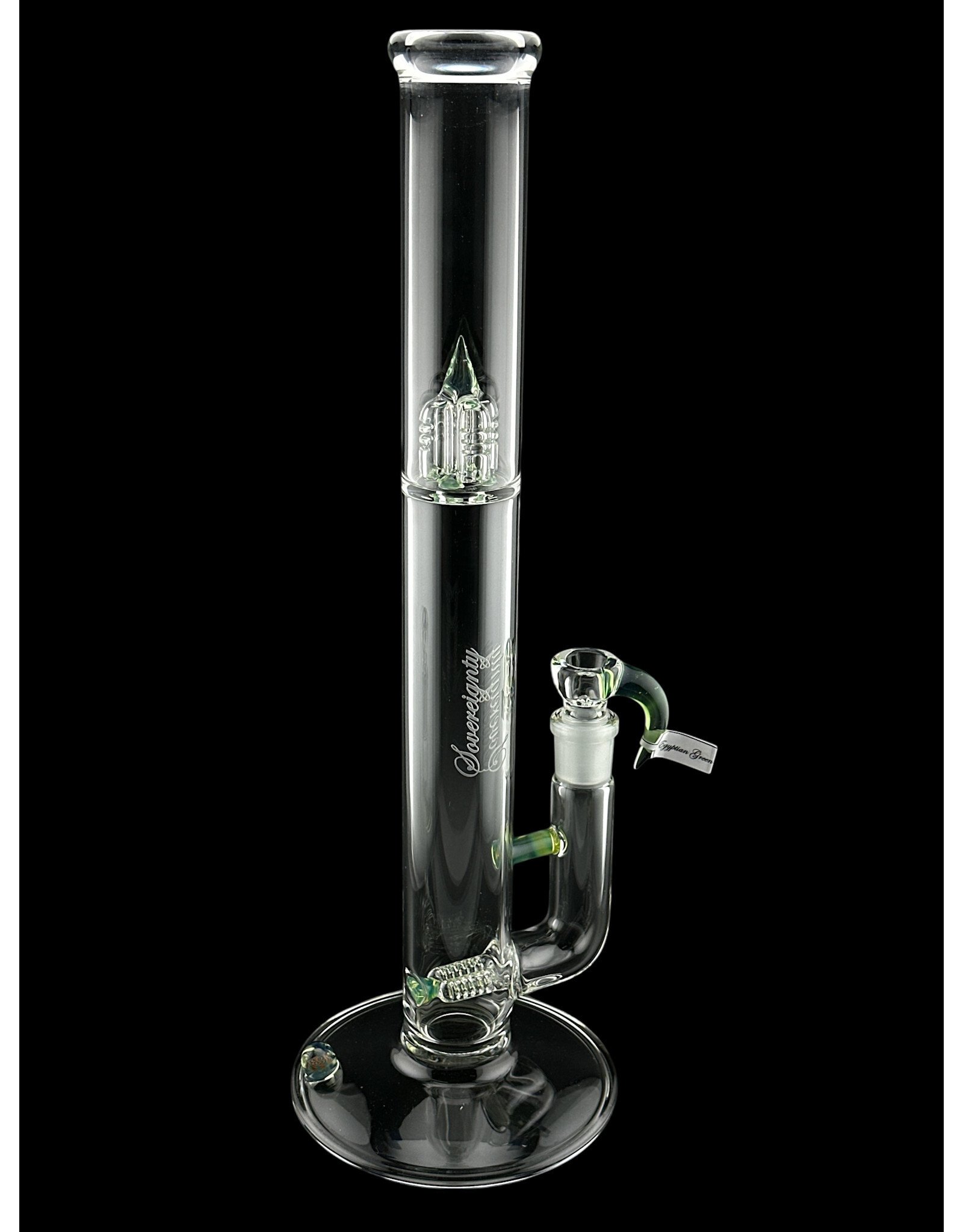Sovereignty glass 44x4 G Line With Millie Minor Accent Egyptian Green