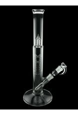 Sovereignty glass Bishop Diffy Tube With Removable 180 Grid Downstem Clear