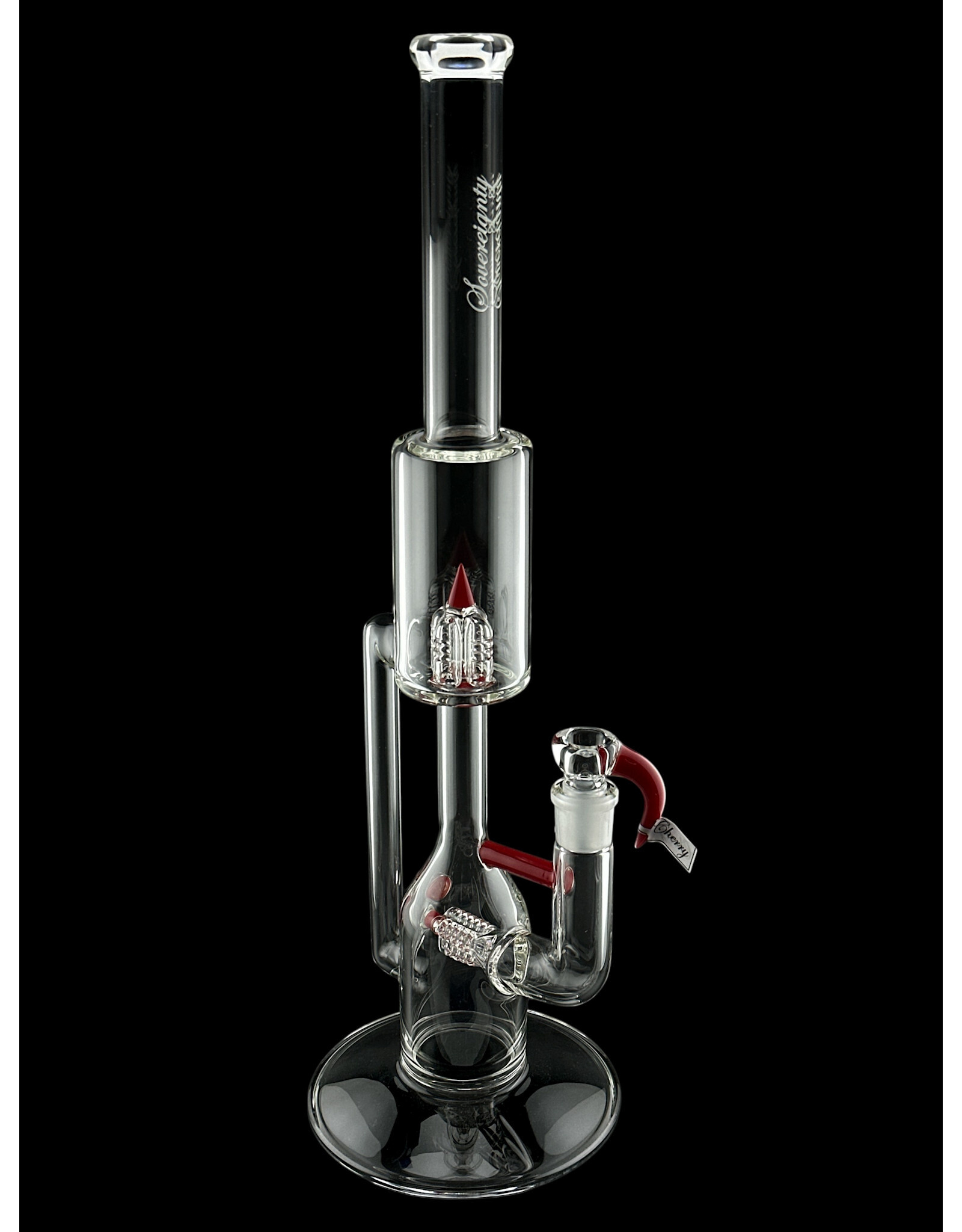 Sovereignty glass Full Size Hornet 3 Line Minor Accent Cherry With Millie And Moodmat