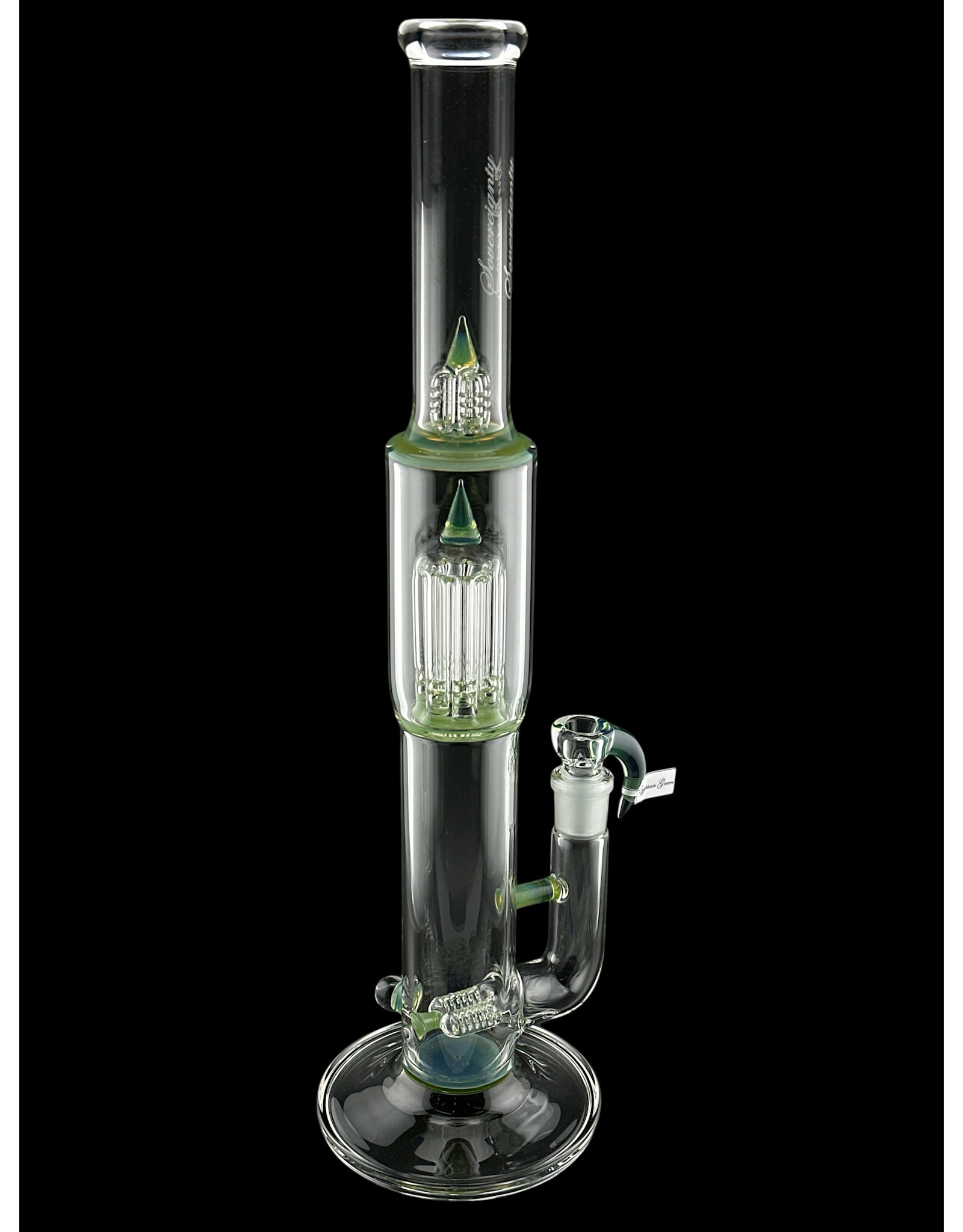 Sovereignty glass 8 Tree To G Line Egyptian Green With Millie Partial Accent With Moodmat