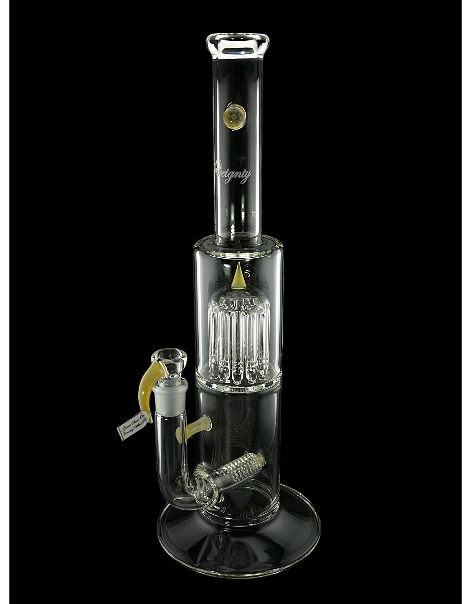 Sovereignty glass King 12 Minor Accent Stemline  Grease Stain Over White Satin With Millie 20mm 9 Cut Upgrid To 12 Tree With Moodmat