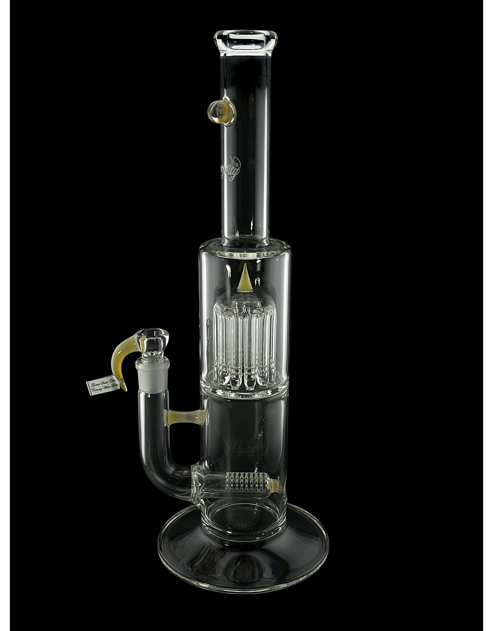 Sovereignty glass King 12 Minor Accent Stemline  Grease Stain Over White Satin With Millie 20mm 9 Cut Upgrid To 12 Tree With Moodmat