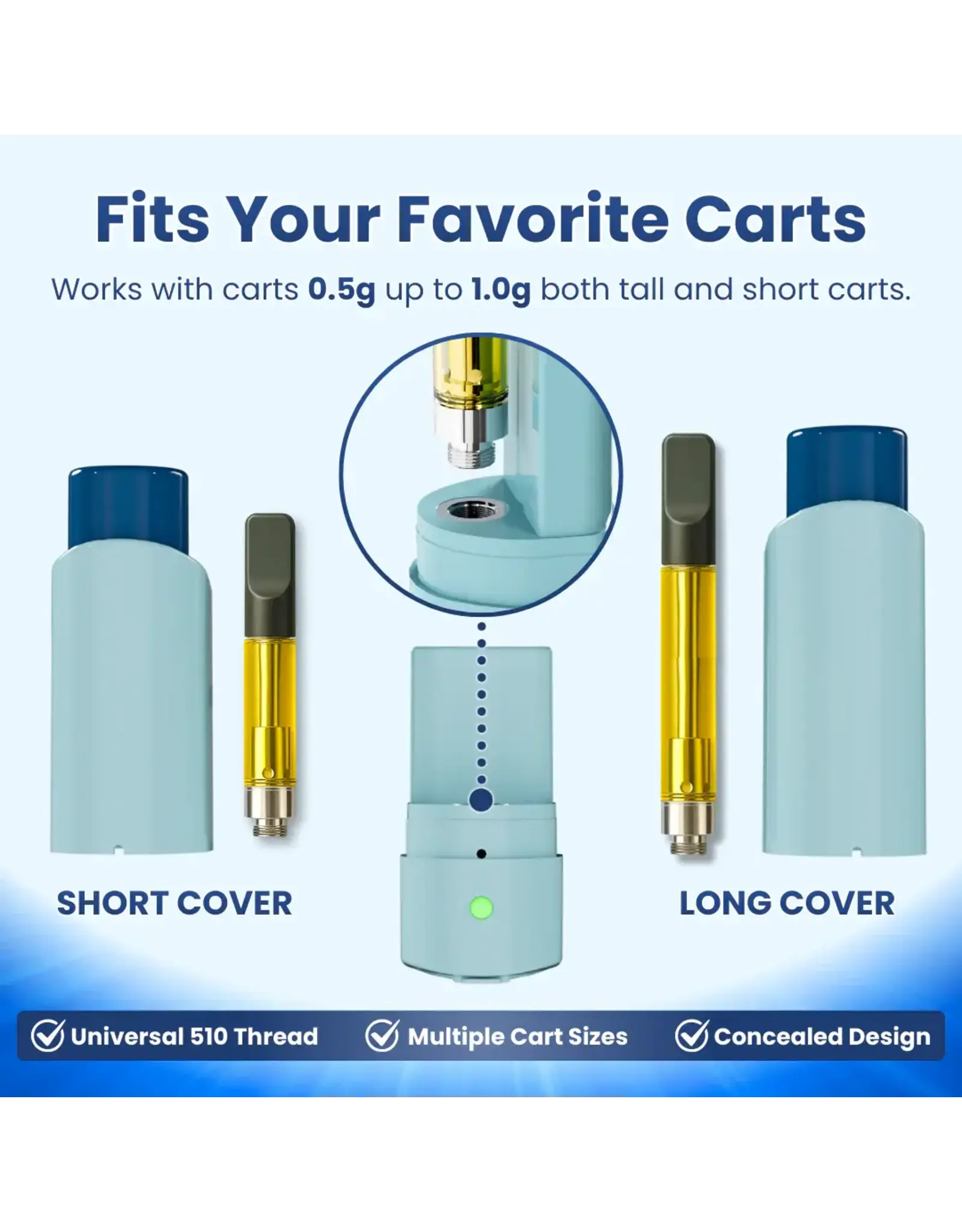 Smyle Labs Smyle Labs Inhaler 510 Cart Battery + Cloud Filters Purple