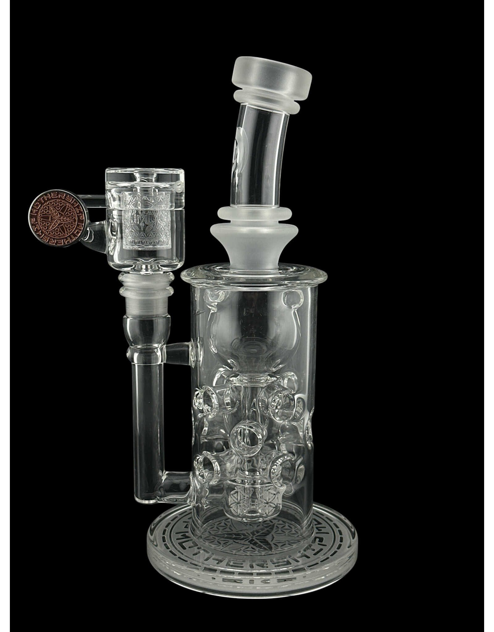 mothership glass Mothership Straight Fab Torus Clear w/ Mega Pot and OFZ