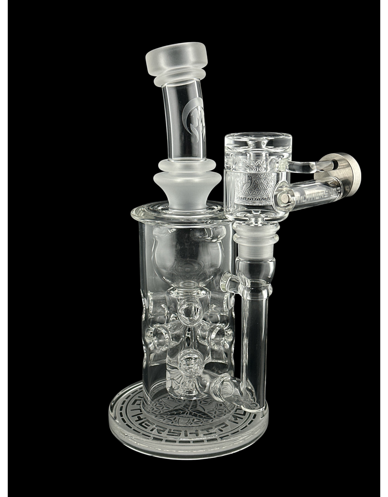 mothership glass Mothership Straight Fab Torus Clear w/ Mega Pot and OFZ